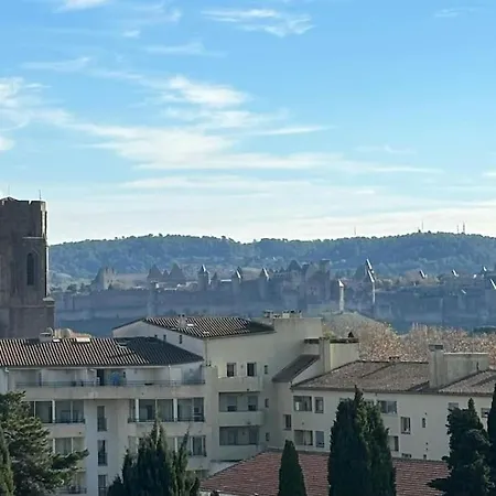 아파트 L'horizon Cathare - Sublime Vue Cite Medievale 카르카손